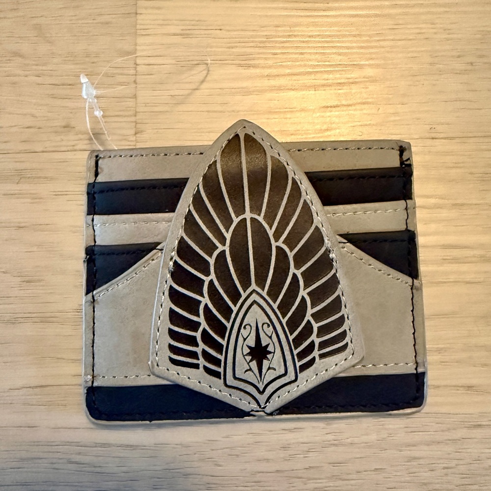 New Lord of the Rings Tower Guard Cardholder ID Wallet BoxLunch Black/Gray